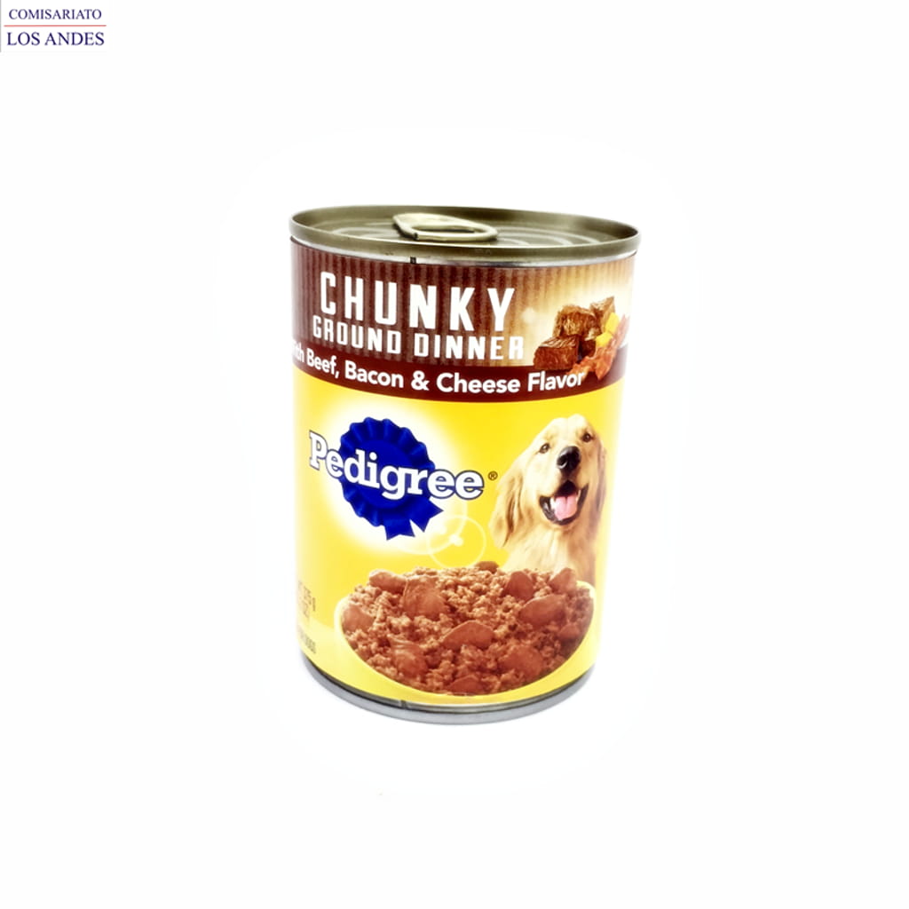 Pedigree chunky beef bacon cheese 13.2 oz