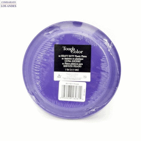 TOUCH OF COLOR PLASTIQUE PURPLE 20 PLATE