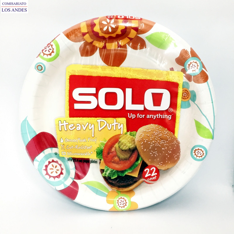 SOLO ALL OCCASIONS PAPER PLATES 22U