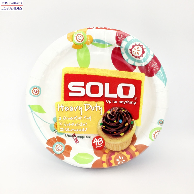 SOLO PLATOS DE CARTON N7 48U