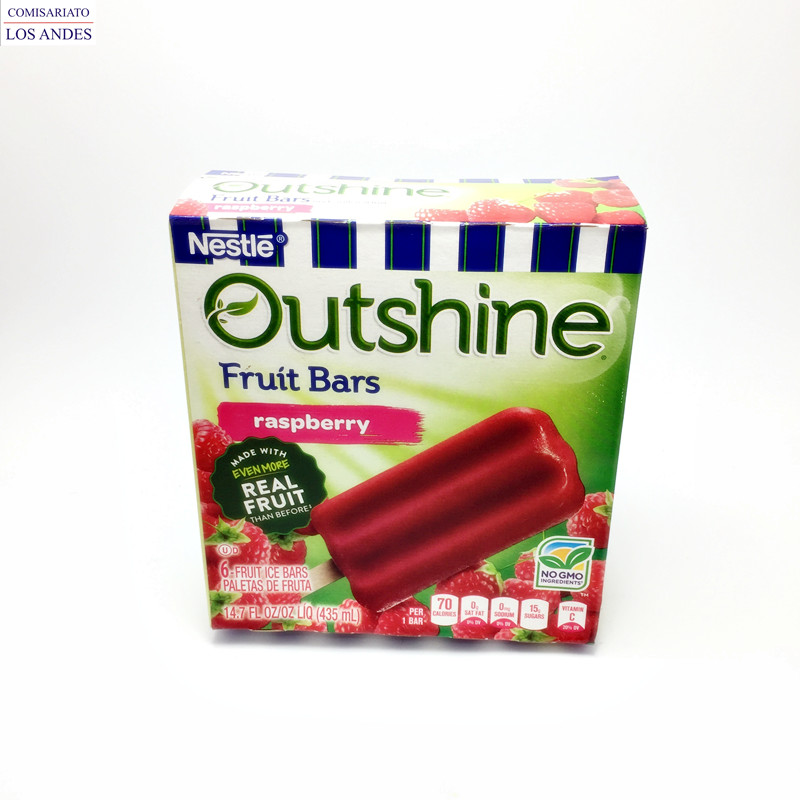 Outshine fruit bars raspberry 6 ct