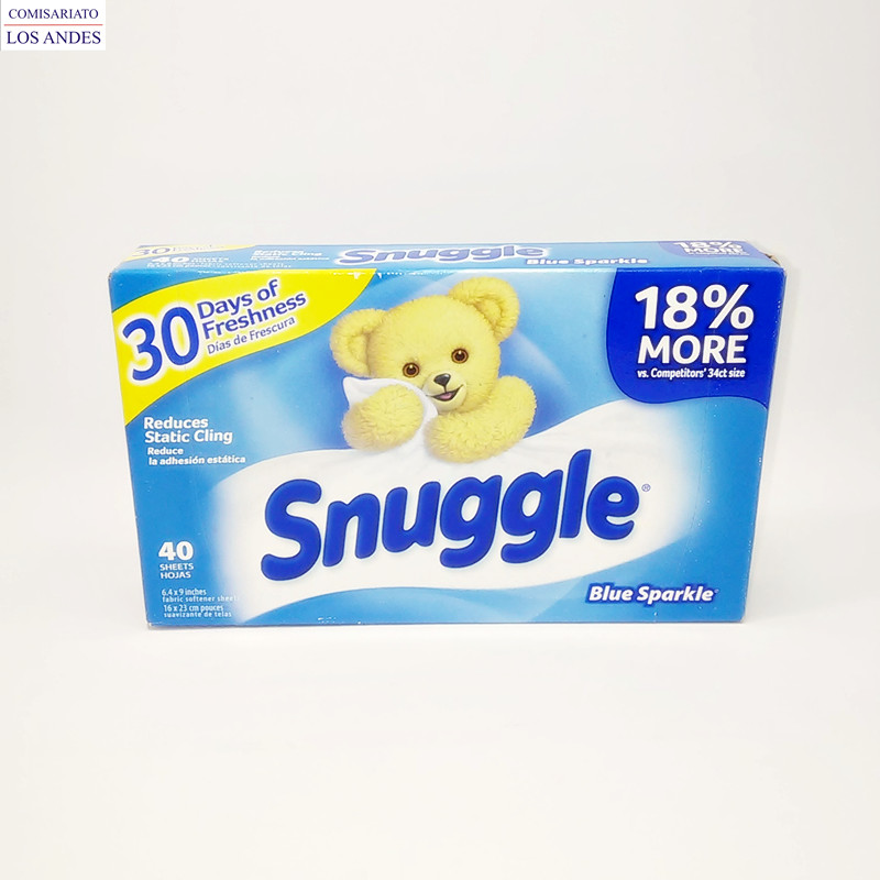 SNUGGLE TOALLAS BRILLO AZUL 40 UND