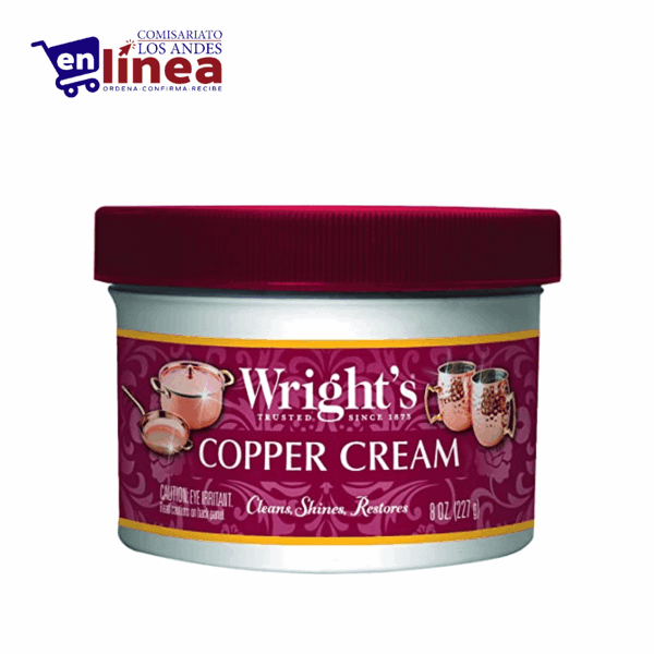 WRIGHTS COOPER CREAM 8 OZ