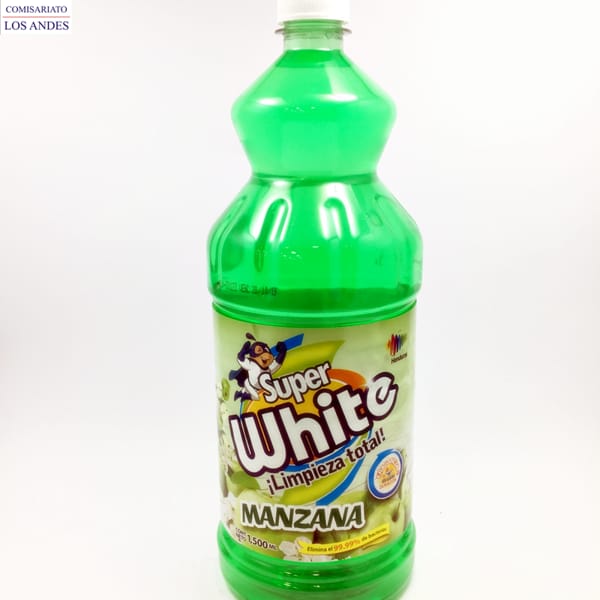 SUPER WHITE MANZANA DESINF. 1500 ML