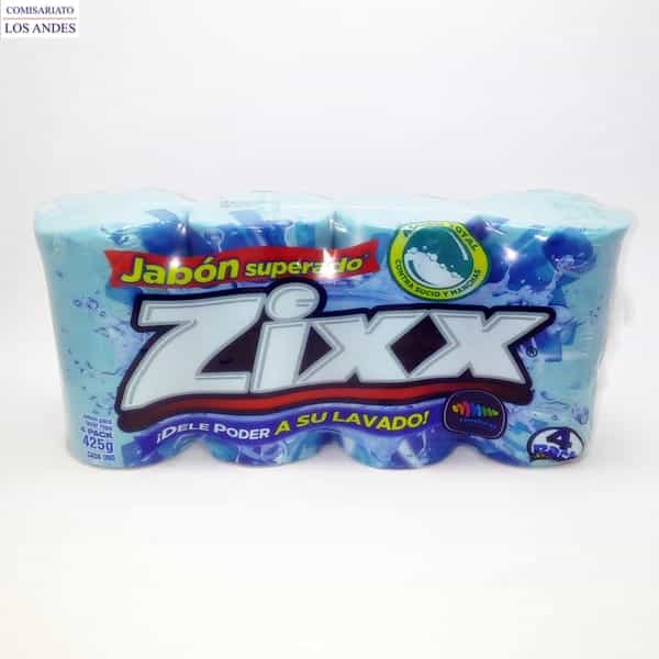ZIXX JABON AZUL CIL 4PK 400 GR