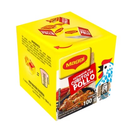 Maggi cubitos sazonador pollo 25cubi