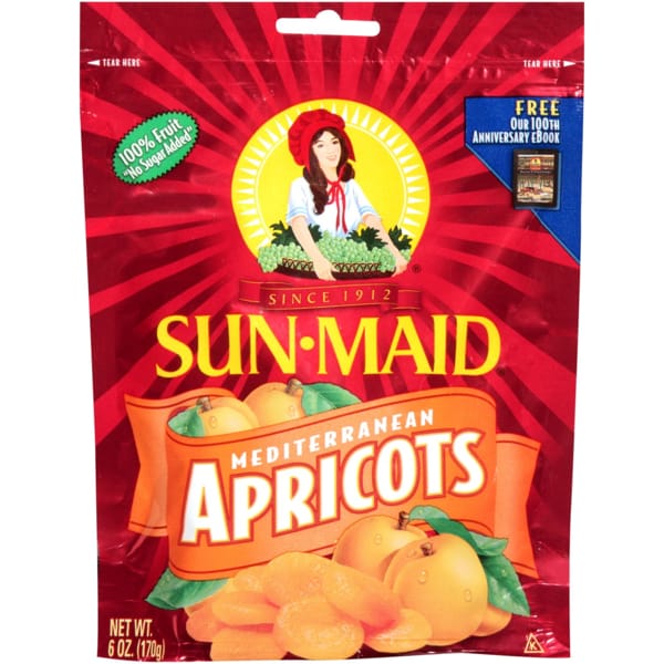 SUNMAID APRICOT 6 OZ