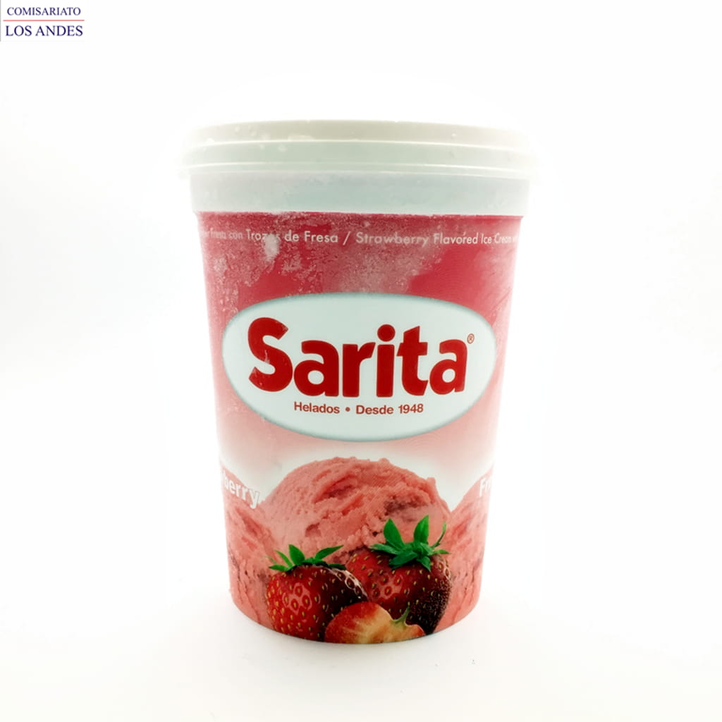Sarita helado de fresa ltr
