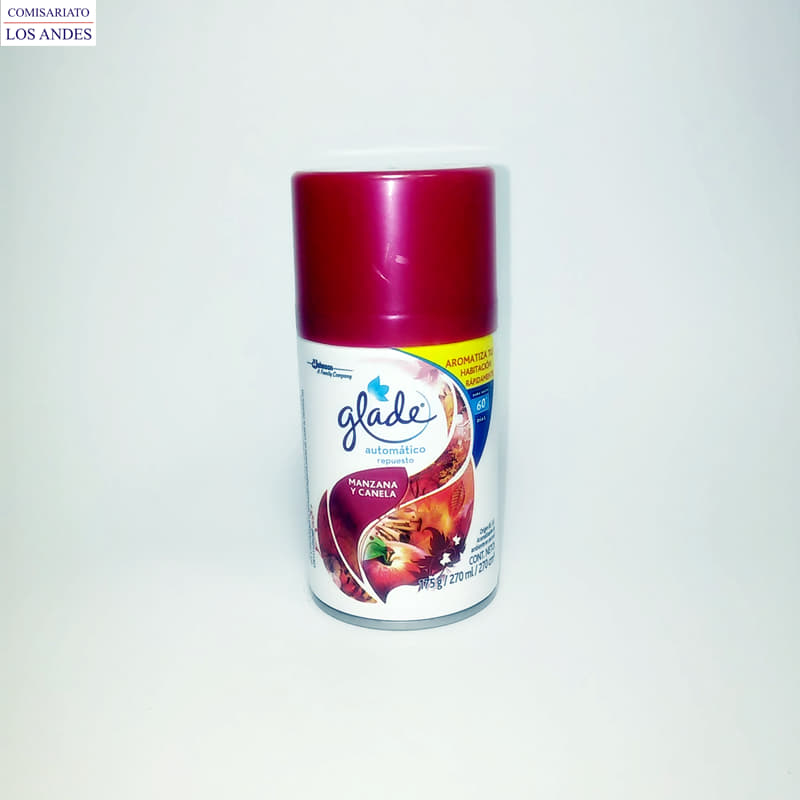 Glade autom rep manzana canela 175 gr