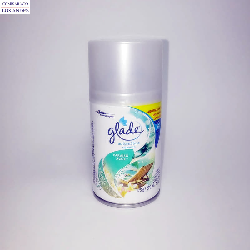 Glade automatico paraiso azul 175gr