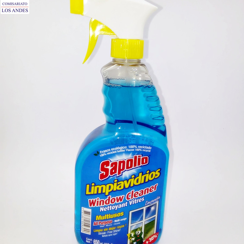 Sapolio limpiavidrios c/atomi 650 ml