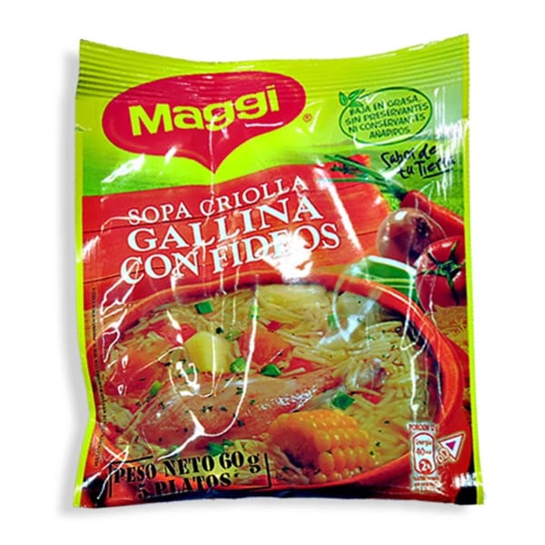 Maggi sopa criolla gallina fideos 60 g