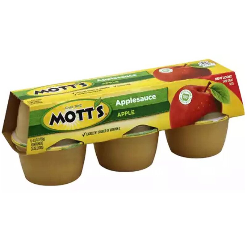 Motts apple sauce 6 pack