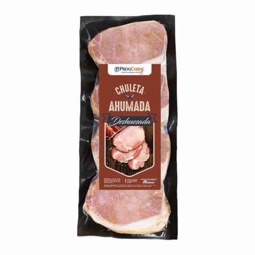 Progcarne chuleta ahumada deshuesada 450 gr