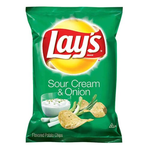 Lays sour cream onion 42.5 gr