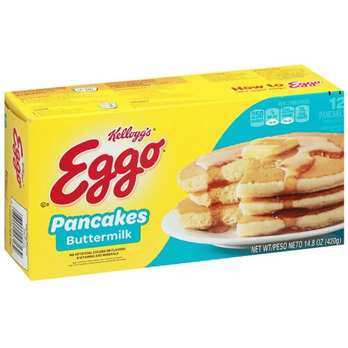 Kelloggs eggo pancakes buttermilk 14.8 oz