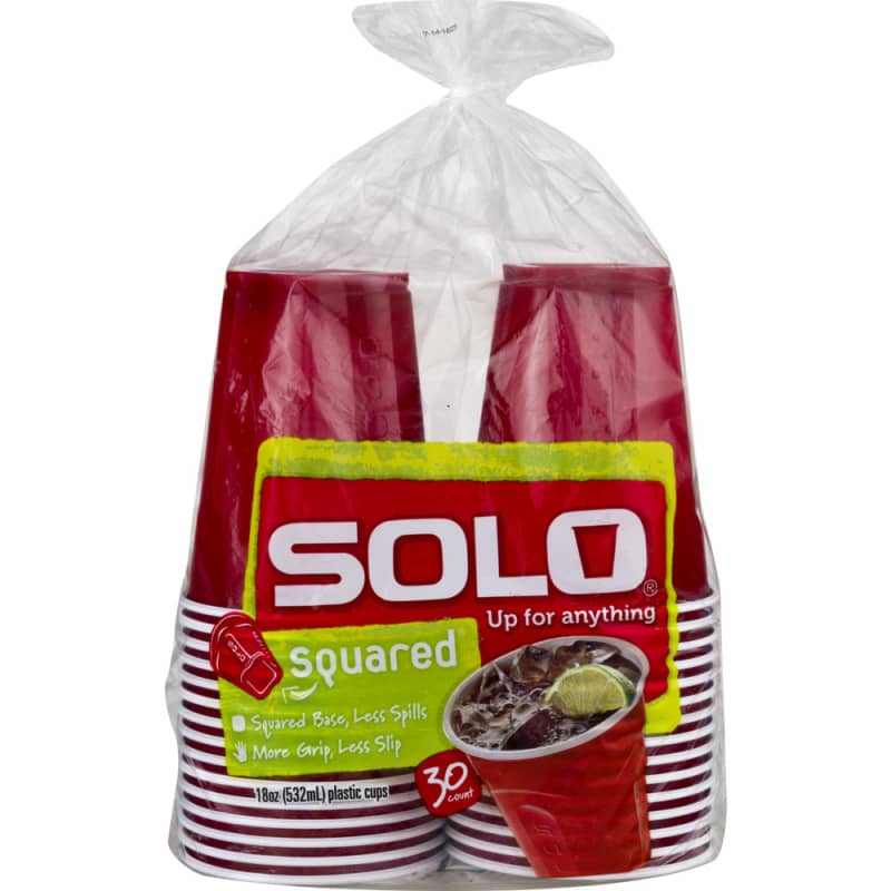 SOLO SQUARED CUPS 18 OZ 30 UNDS