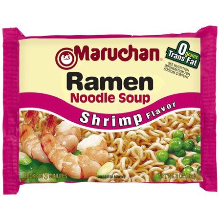 Maruchan ramen noodle soup shrimp 3 oz