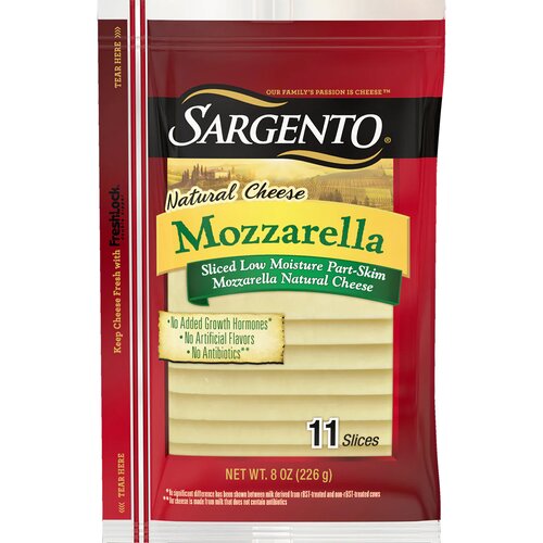 Sargento mozzarella cheese 8 oz