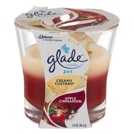 Glade apple cinnamon candle 3.4 oz