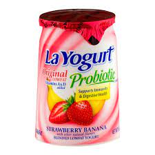La yogurt strawberry banana 6 oz