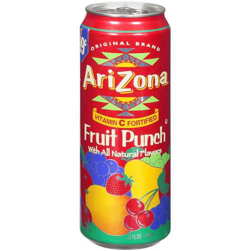 Arizona fruit punch 23.5 oz