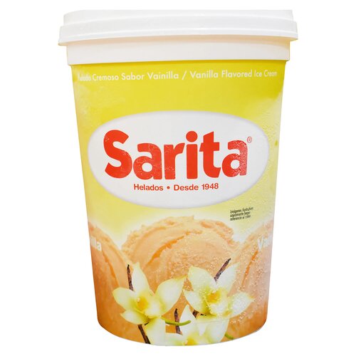 Sarita helado vainilla 1 ltr