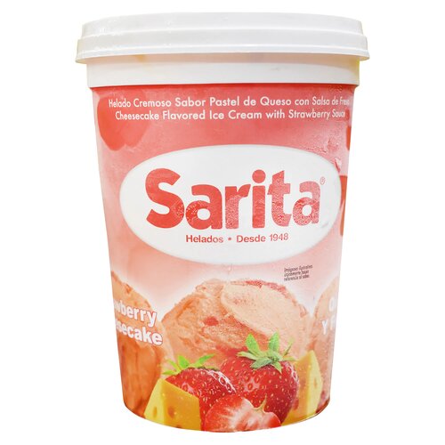 Sarita helado queso fresas 1 ltr
