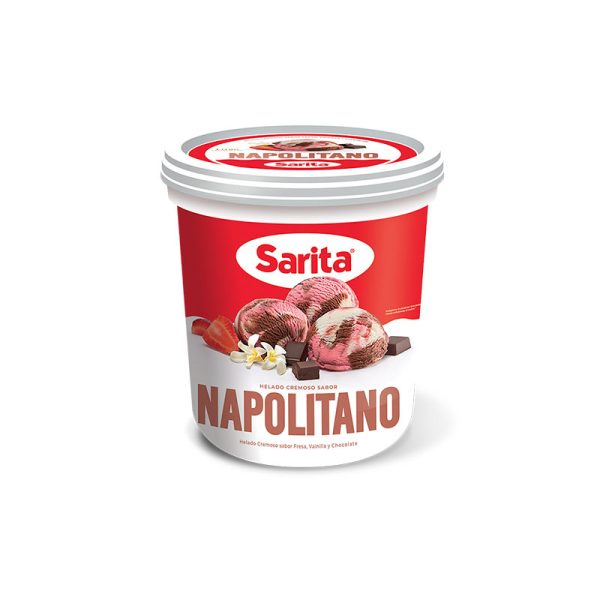 Sarita helado napolitano 1 ltr