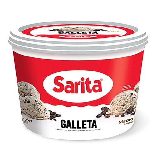 Sarita helado galleta 1/2 gl
