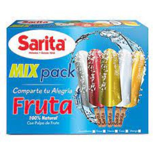 Sarita paleta mixpack fruta 10 und