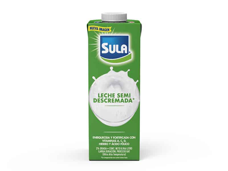 SULA LECHE SEMI DESCREMADA LITRO