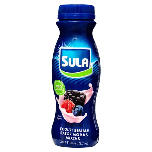 SULA YOGURT BEBIBLE SABOR MORAS MIXTAS 200 ML