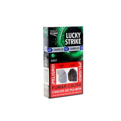 Lucky strike boost pequeno 12 unds cjd