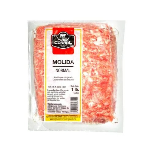 Del corral molida normal paq 1 libra
