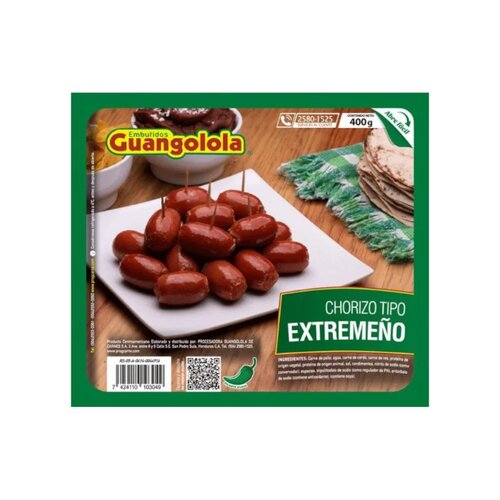 Guangolola chorizo tipo extremo 400 gr