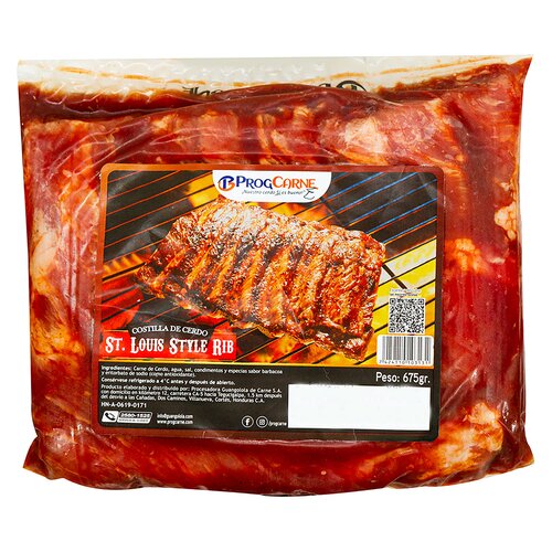 Progcarne costilla san luis 675 gr