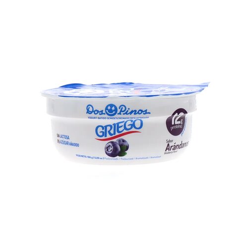Dos pinos yogurt griego arandano deslactosada 150 gr