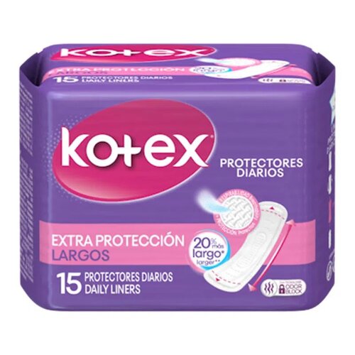 Kotex protectores diarios 15 unds
