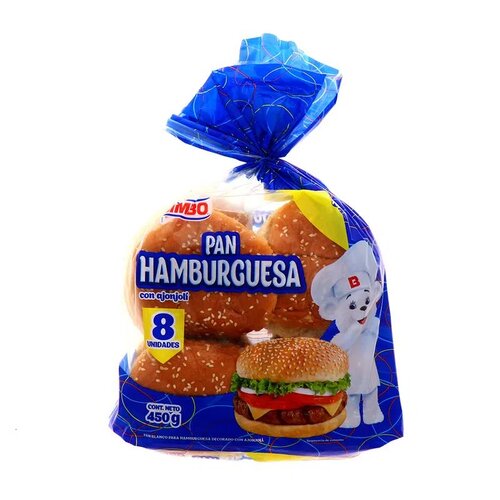 Bimbo hamburguesa con ajonjoli 425g