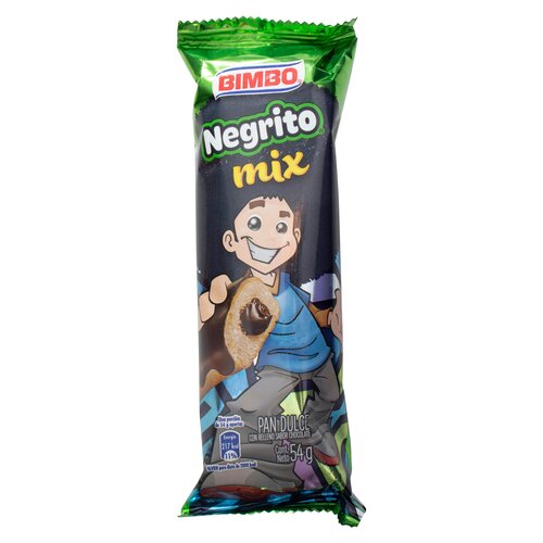 Bimbo negrito mix pan dulce 54 gr