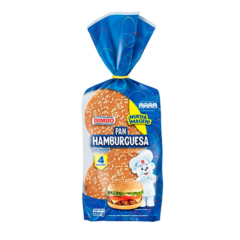 Bimbo bimbollos c/ajonjoli 4pk
