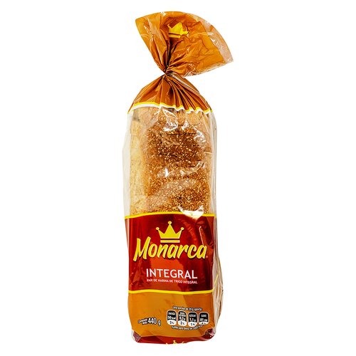 Monarca pan molde integral 440 gr