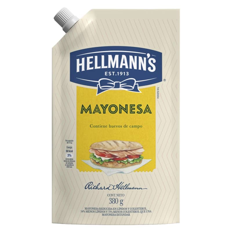 Hellmanns mayonesa doypack 380 gr