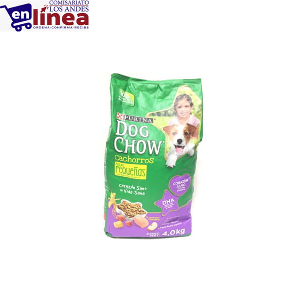 Dog chow puppy cachorros razas peq. 4 kg