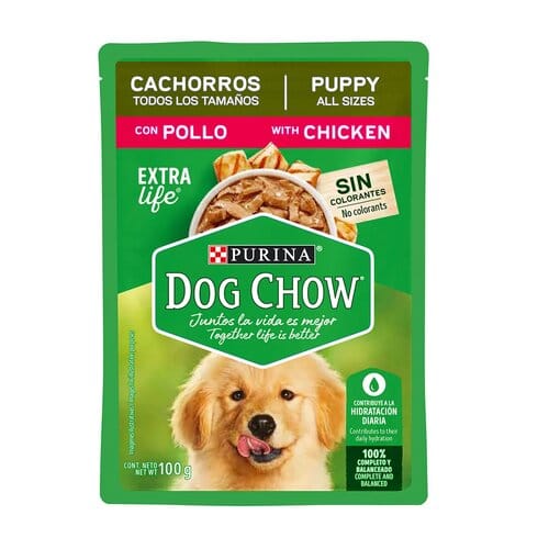 Purina dog chow puppy pollo 100 gr