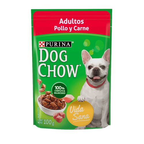 Purina dog chow adulto pollo carne 100 gr