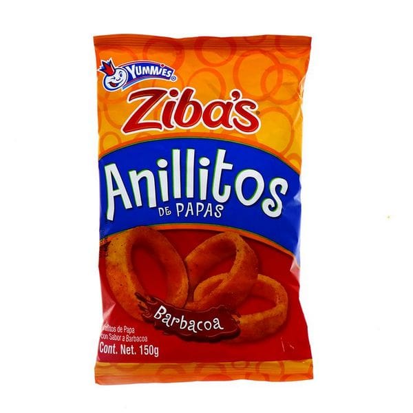 ZIBAS ANILLITOS BARBACOA 150 GR