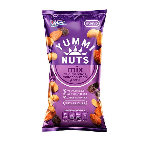 YUMMIES MIX SEMILLAS Y FRUTAS 80 GR