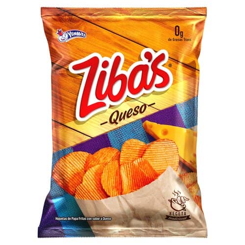 ZIBAS PAPITAS QUESO 80 GR